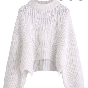 Cropped sweater
